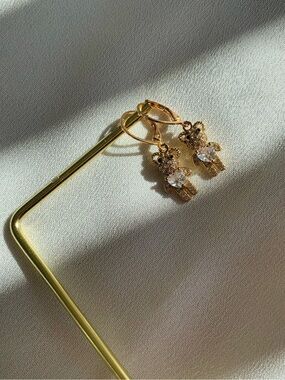 handmade cute bear earring